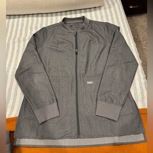 Figs Gray Lightweight Jacket